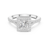 Gold Ring DDLR-912, White Gold, view 4