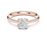 Gold Ring DDLR-566, Rose Gold, view 4