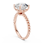 Gold Ring LR-0028, Rose Gold, view 1