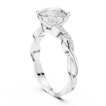 Gold Ring DDLR-816, White Gold, view 1
