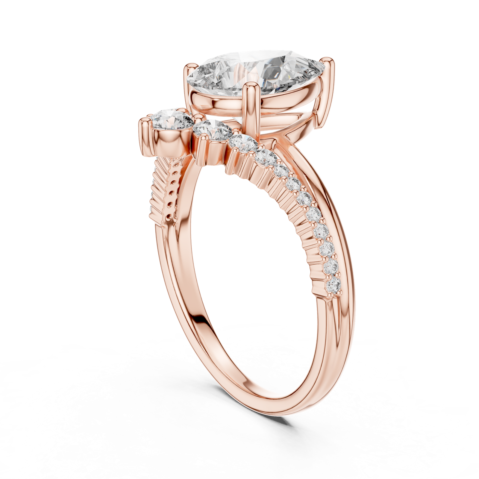 Gold Ring DDLR-059, Rose Gold