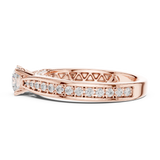 Gold Ring LR-0311, Rose Gold, view 3