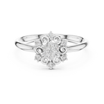 Gold Ring 1 (284), White Gold, view 4