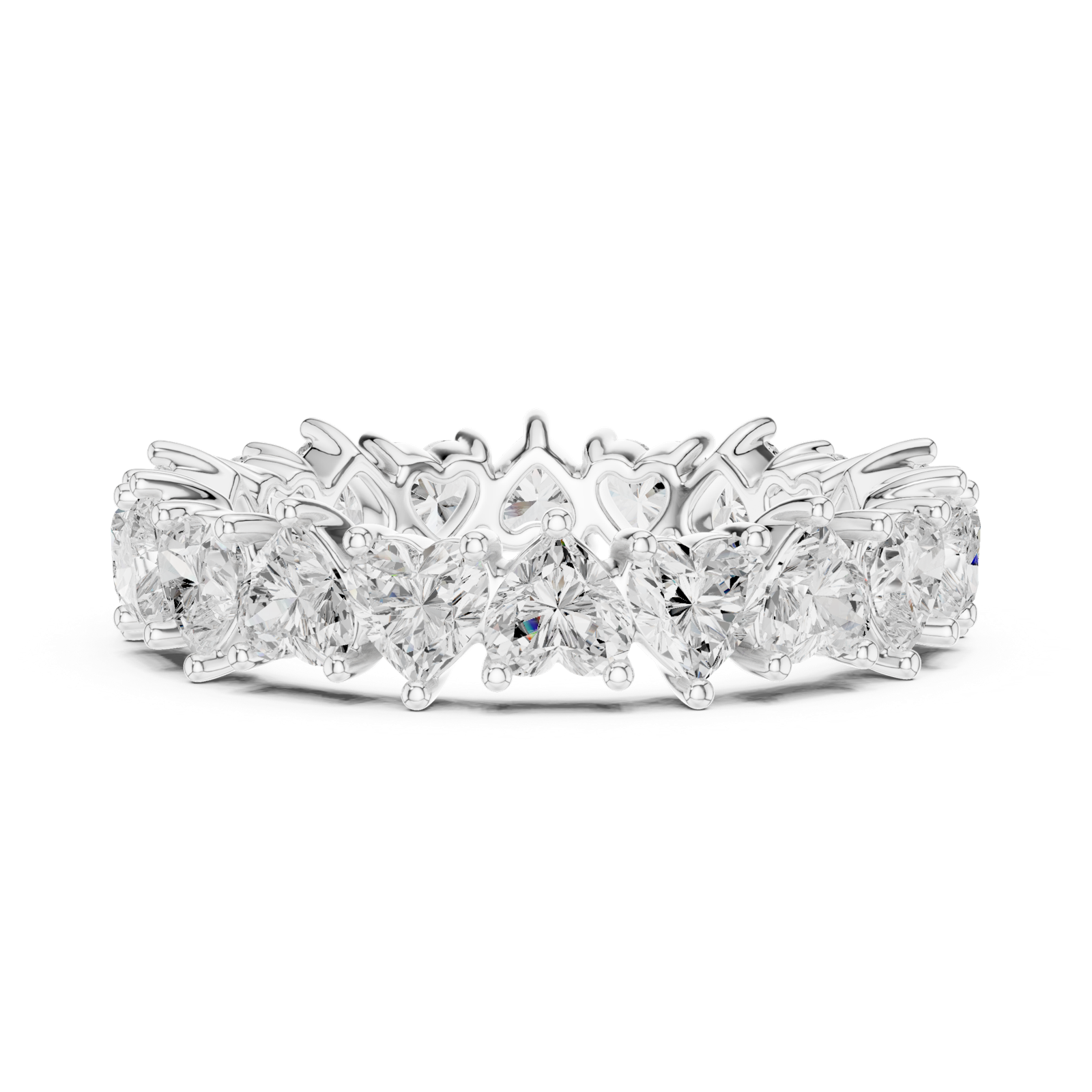 Gold Ring DDLR-313, White Gold, view 3