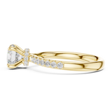 Gold Ring DDLR-643, Yellow Gold, view 3