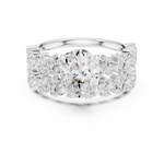 Gold Ring DDLR-943, White Gold, view 4