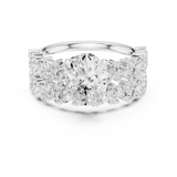 Gold Ring DDLR-943, White Gold, view 4