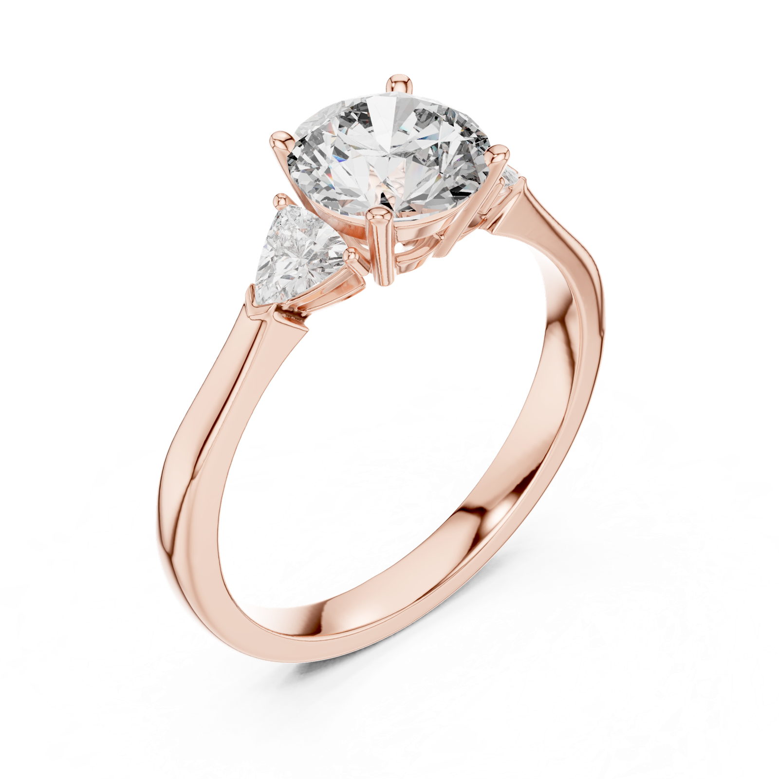 Gold Ring 00001L (28), Rose Gold, view 2