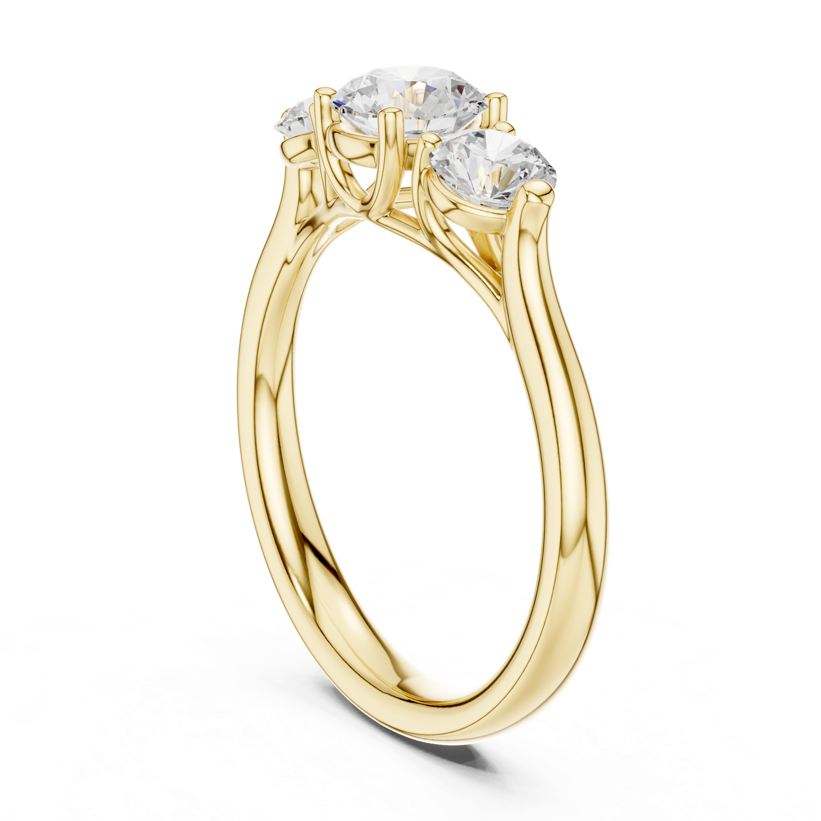 Gold Ring DDLR-667, Yellow Gold, view 1