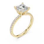 Gold Ring DDLR-1009, Yellow Gold, view 2