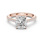 Gold Ring DDLR-728, Rose Gold