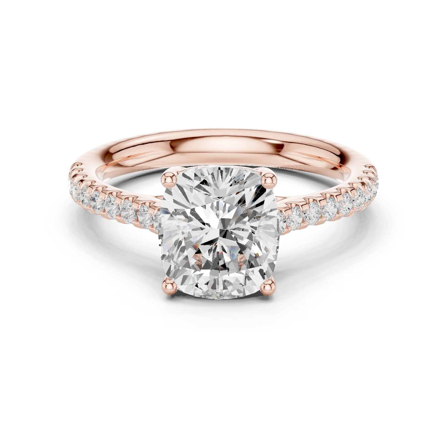 Gold Ring DDLR-728, Rose Gold