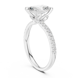 Gold Ring DDLR-1015, White Gold