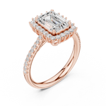 Gold Ring DDLR-731, Rose Gold, view 2
