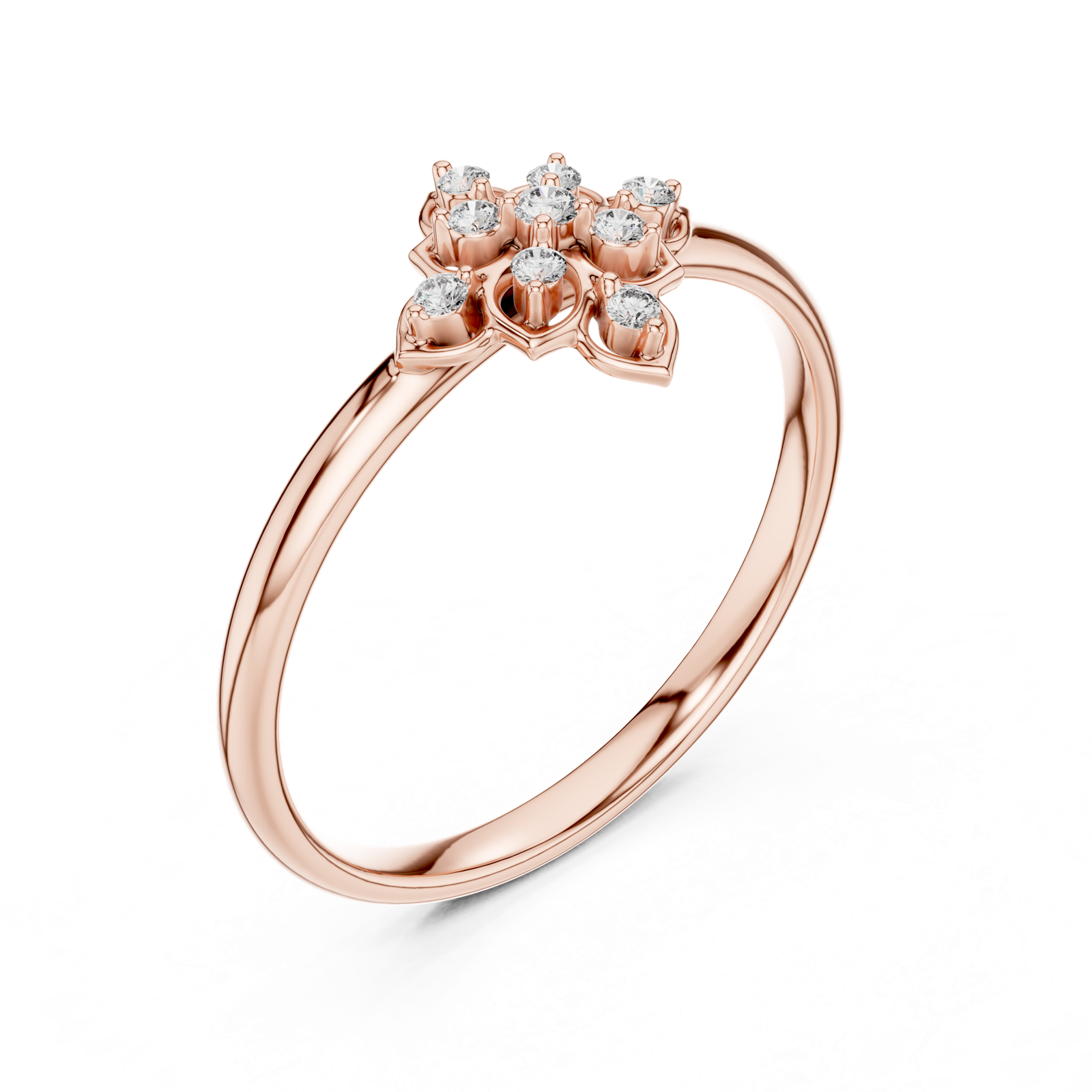Gold Ring 1 (434), Rose Gold, view 2