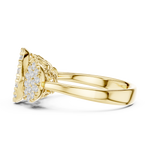 Gold Ring DDLR-779, Yellow Gold, view 3