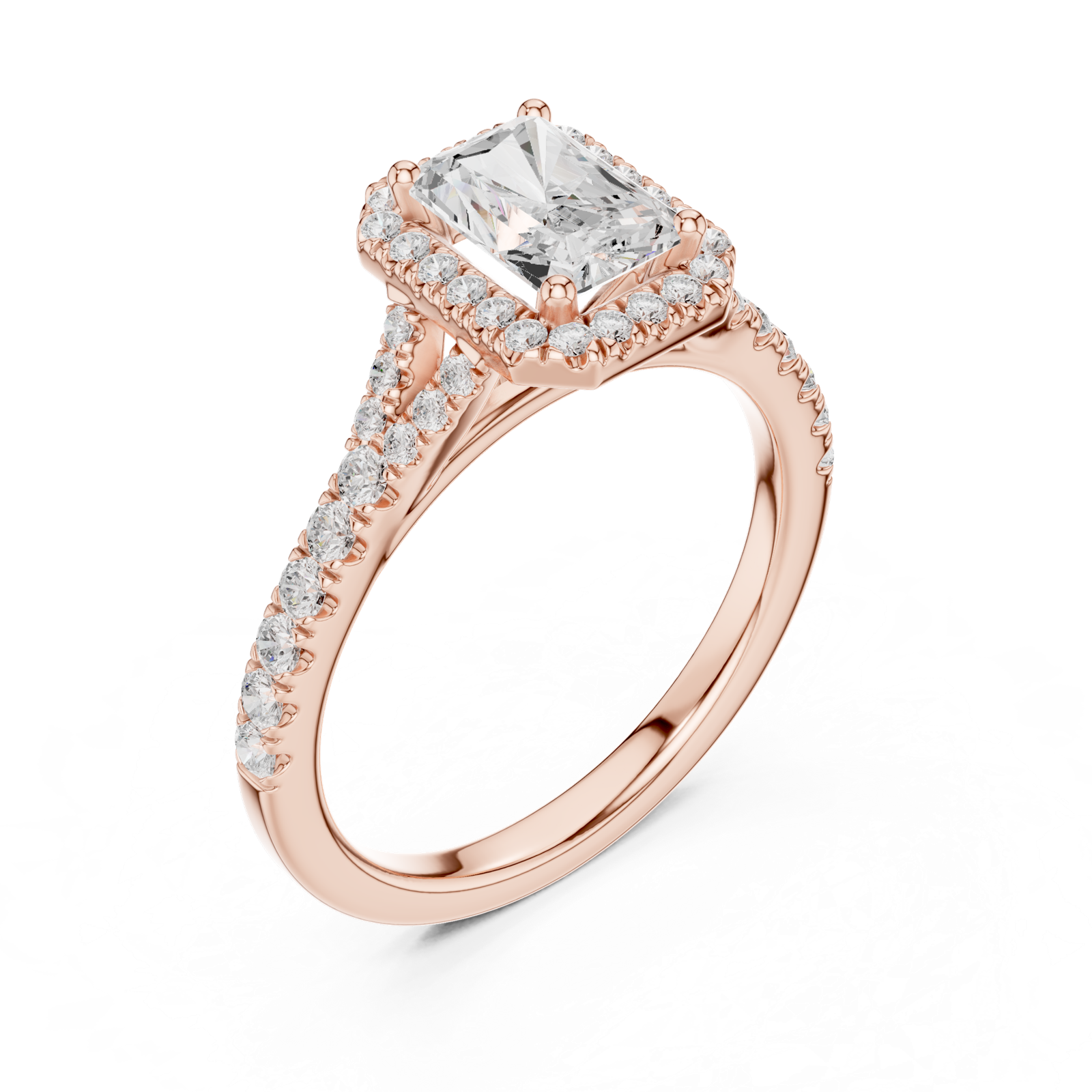 Gold Ring DDLR-913, Rose Gold, view 2