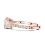 Gold Ring DDLR-897, Rose Gold, view 3