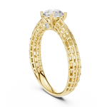 Gold Ring DDLR-810, Yellow Gold, view 1