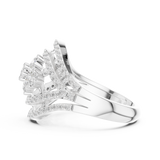 Gold Ring DDLR-763, White Gold, view 3