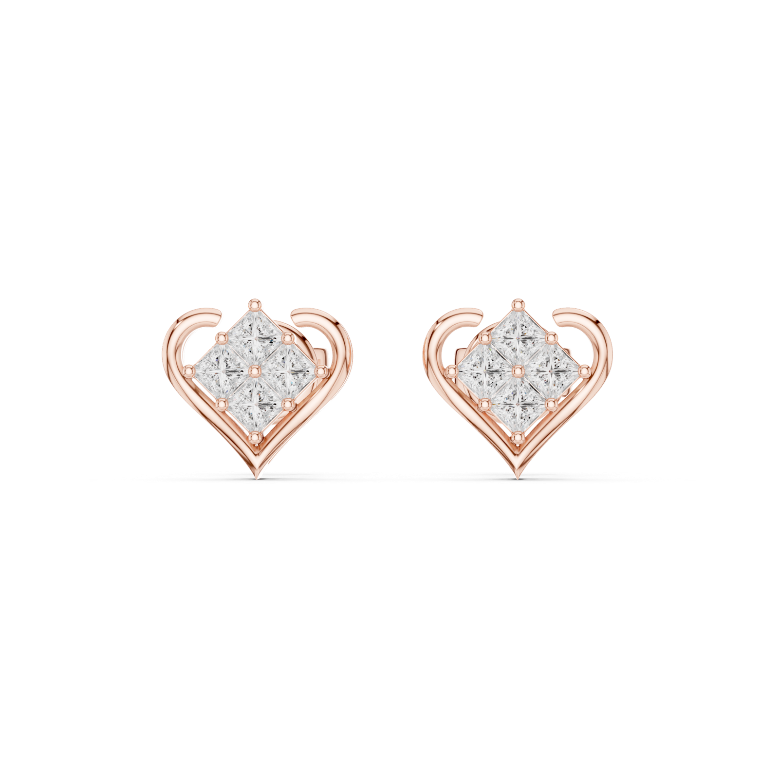 Gold Earrings Earring, Rose Gold