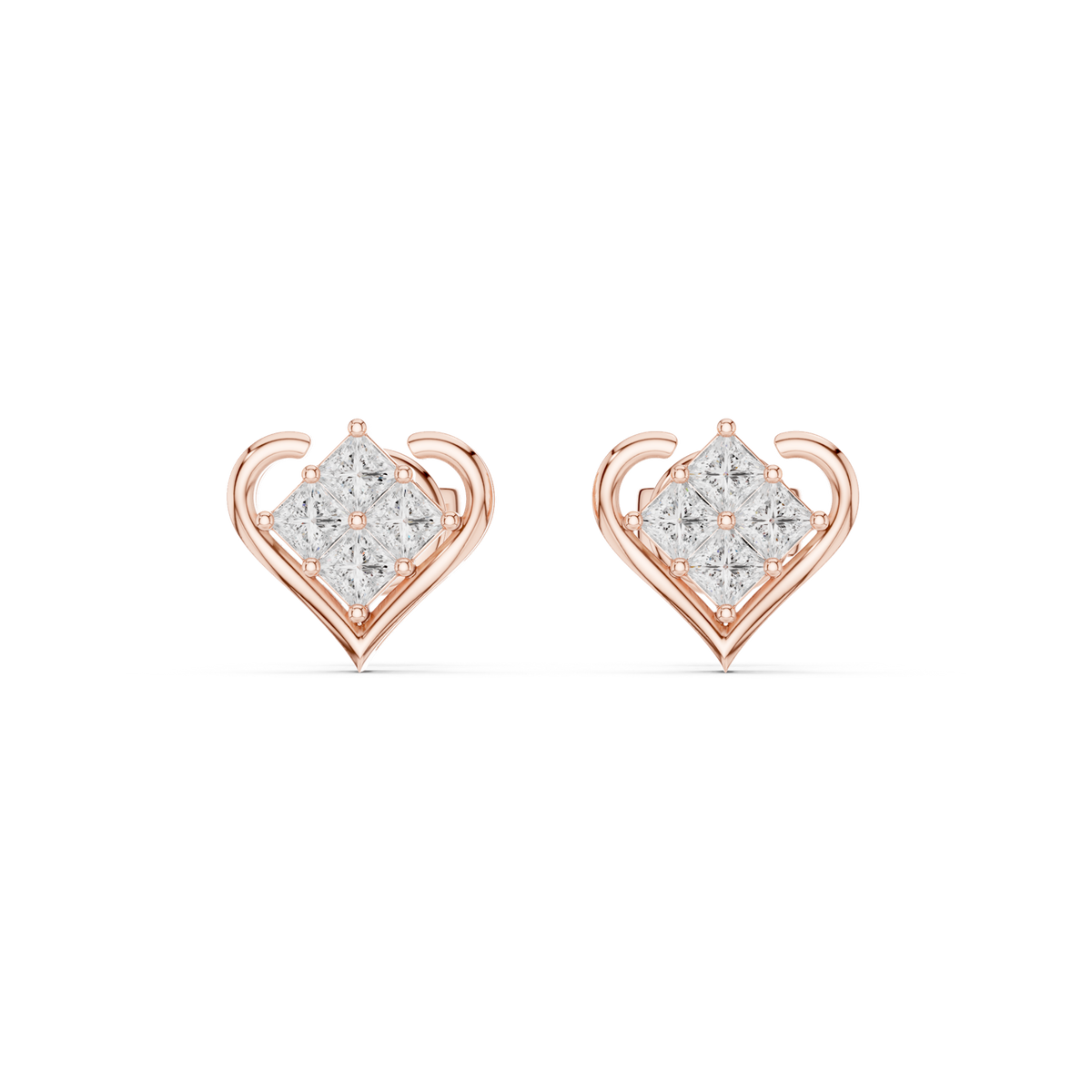 Gold Earrings Earring, Rose Gold