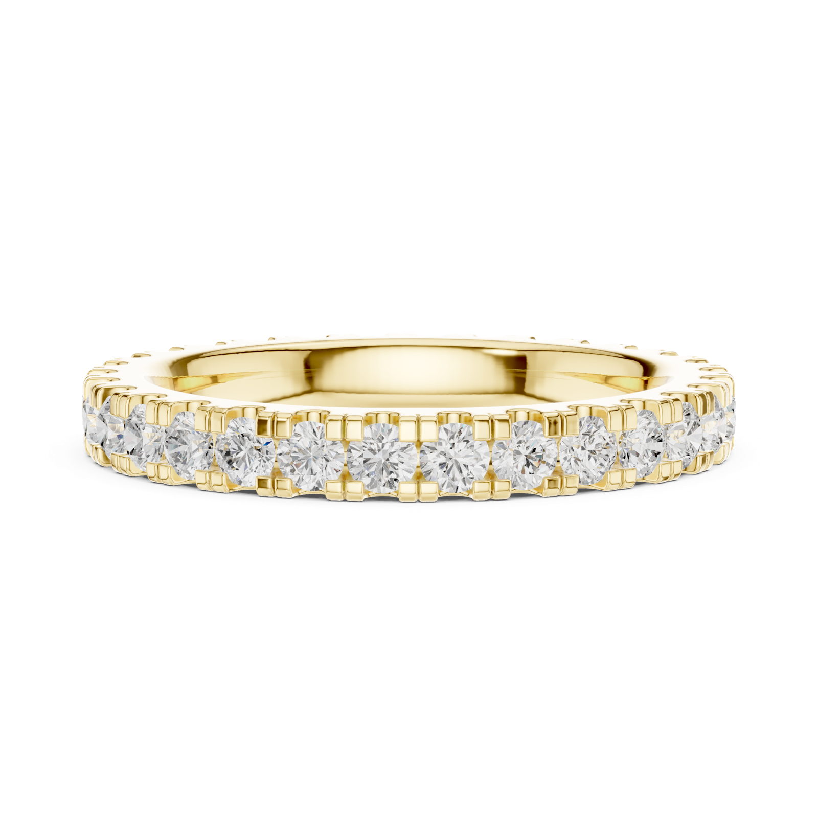 Gold Ring DDLR-605, Yellow Gold, view 3