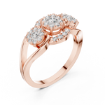 Gold Ring 19-120015L, Rose Gold, view 2