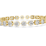 Gold Bracelet FBR0263-3, Yellow Gold, view 3