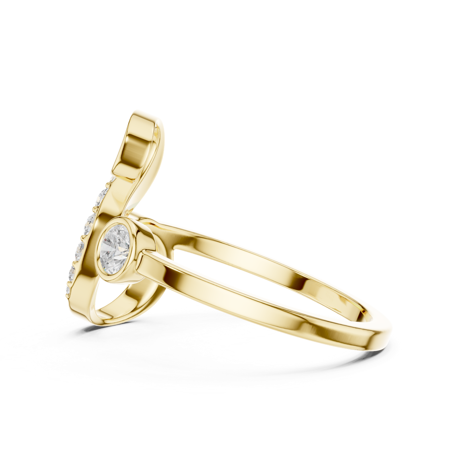 Gold Ring SBWR(29), Yellow Gold, view 3