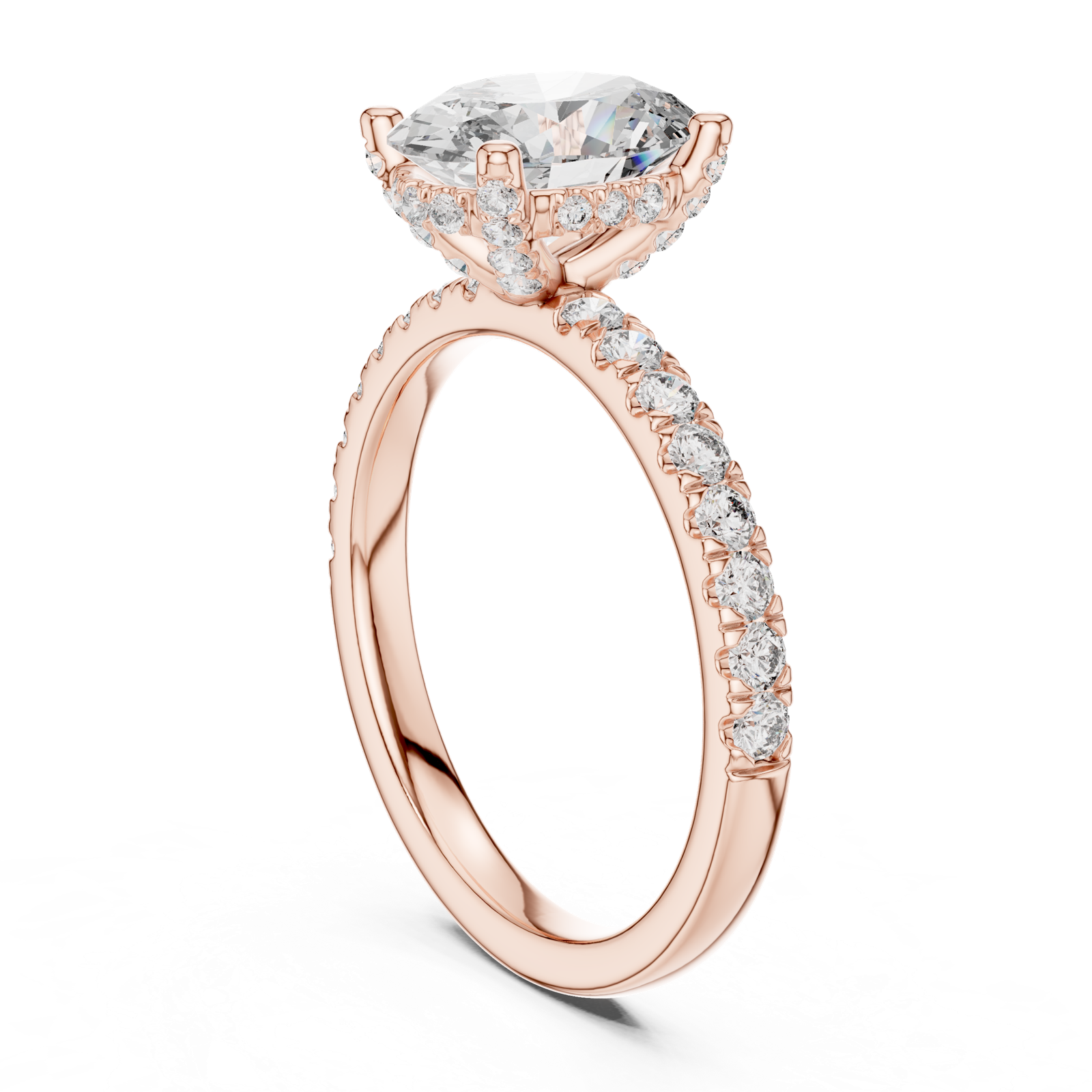 Gold Ring DDLR-161, Rose Gold