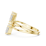 Gold Ring DDLR-519, Yellow Gold, view 3