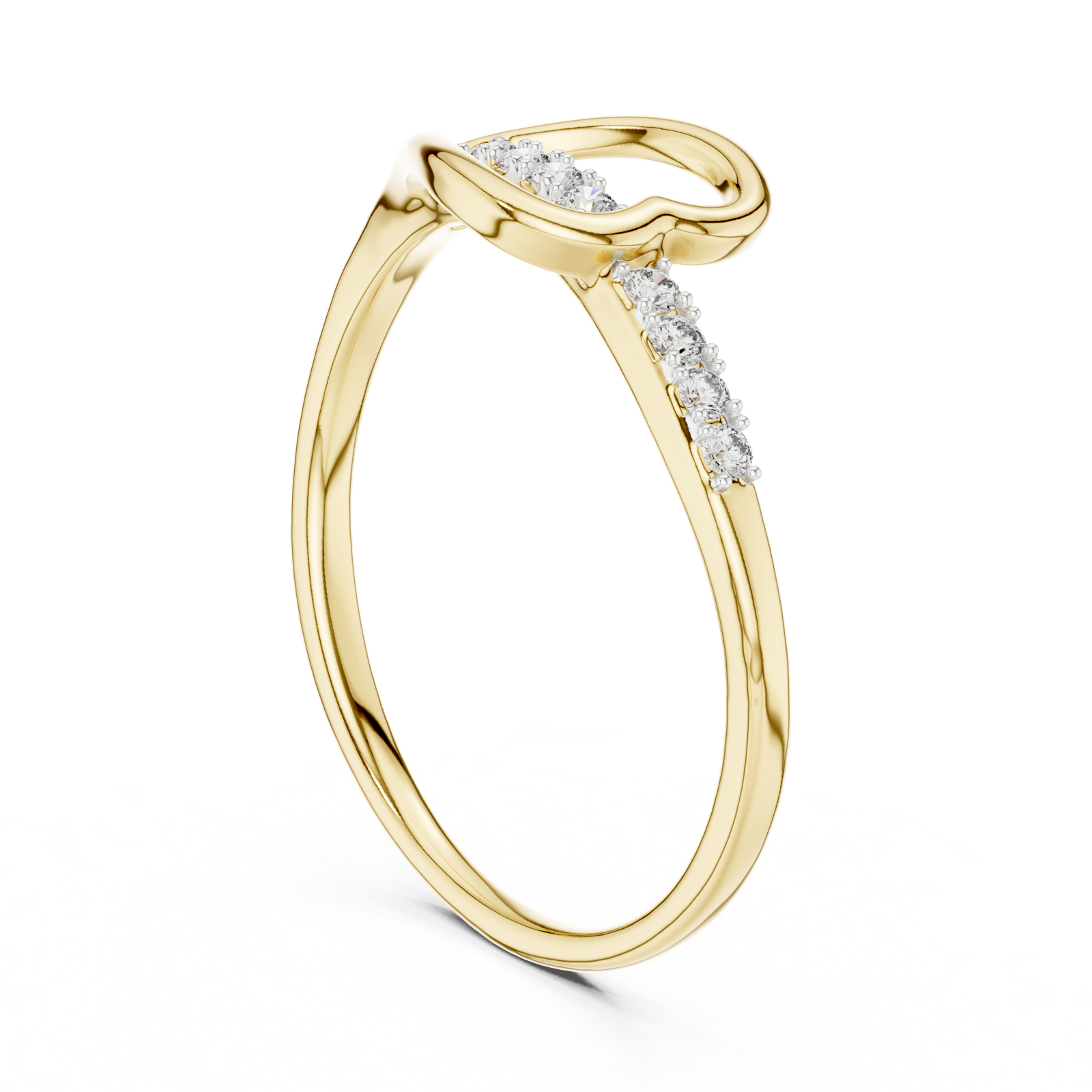 Gold Ring 12-10026@L, Yellow Gold, view 1