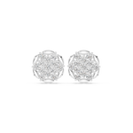 Gold Earrings AGDER-353, White Gold