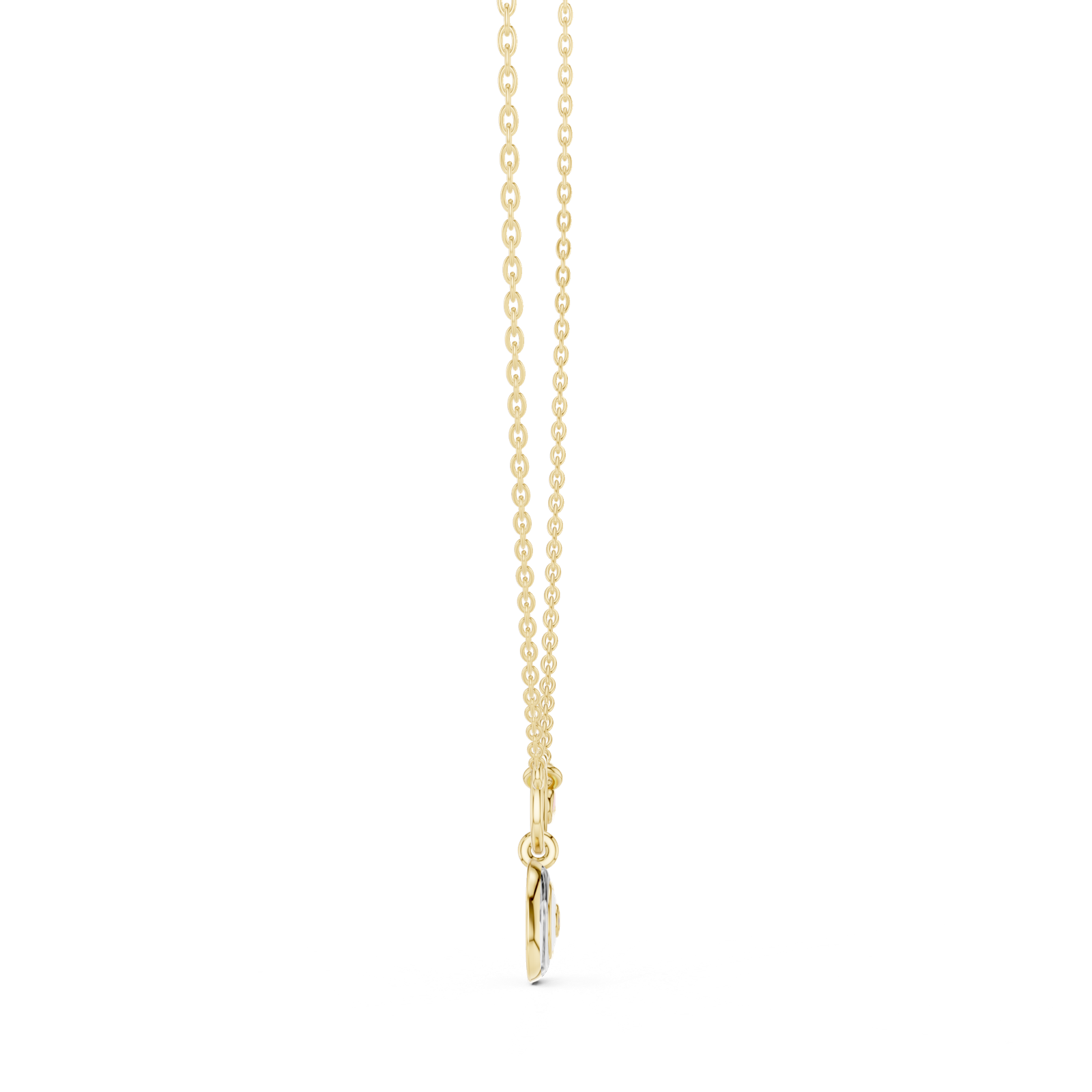 Gold Pendant 12-10007P, Yellow Gold, view 3