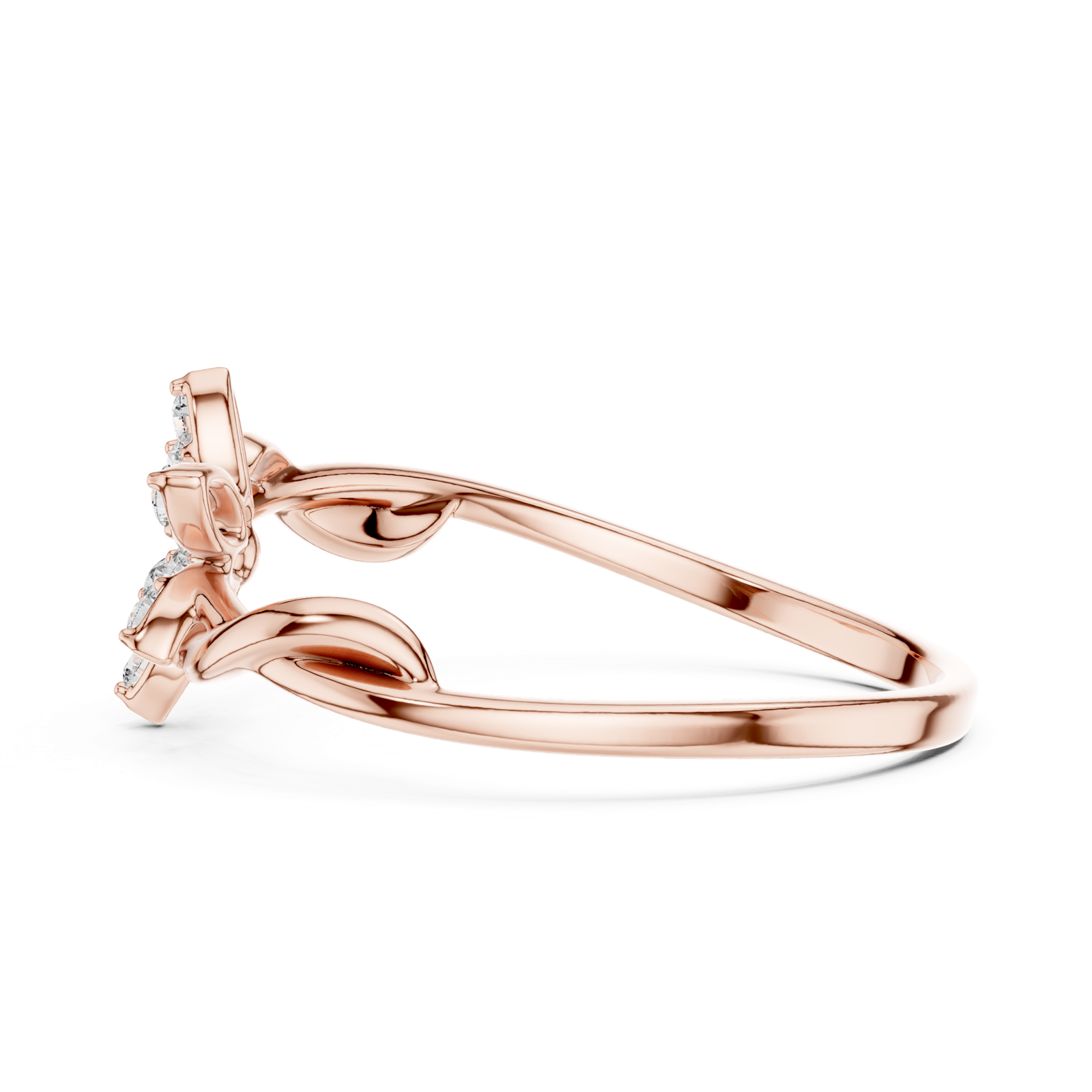 Gold Ring 1 (139), Rose Gold, view 3