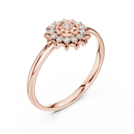 Gold Ring Ledis Ring, Rose Gold, view 2