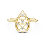 Gold Ring DR-6235, Yellow Gold