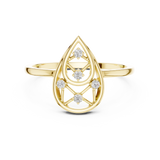 Gold Ring DR-6235, Yellow Gold