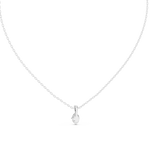 Gold Pendant GPD-0048, White Gold, view 4