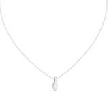 Gold Pendant GPD-0048, White Gold, view 4