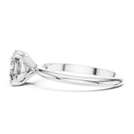 Gold Pendant 9-10027L_20, White Gold, view 3