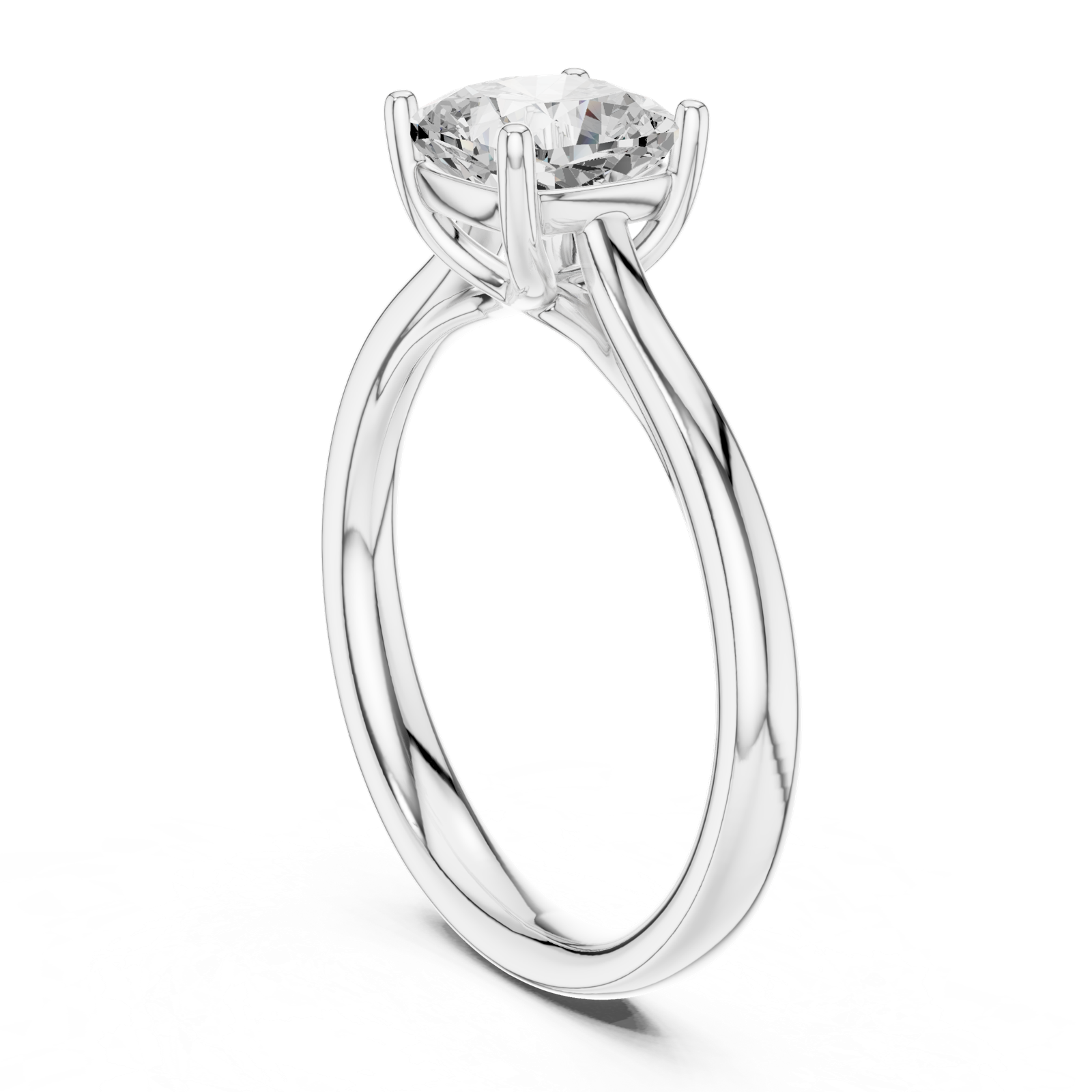 Gold Ring DDLR-536, White Gold