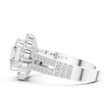 Gold Ring DDLR-344, White Gold, view 3