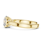 Gold Ring DDLR-070, Yellow Gold, view 3