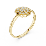 Gold Ring LR-01 (99), Yellow Gold, view 2