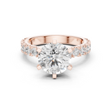 Gold Ring DDLR-722, Rose Gold