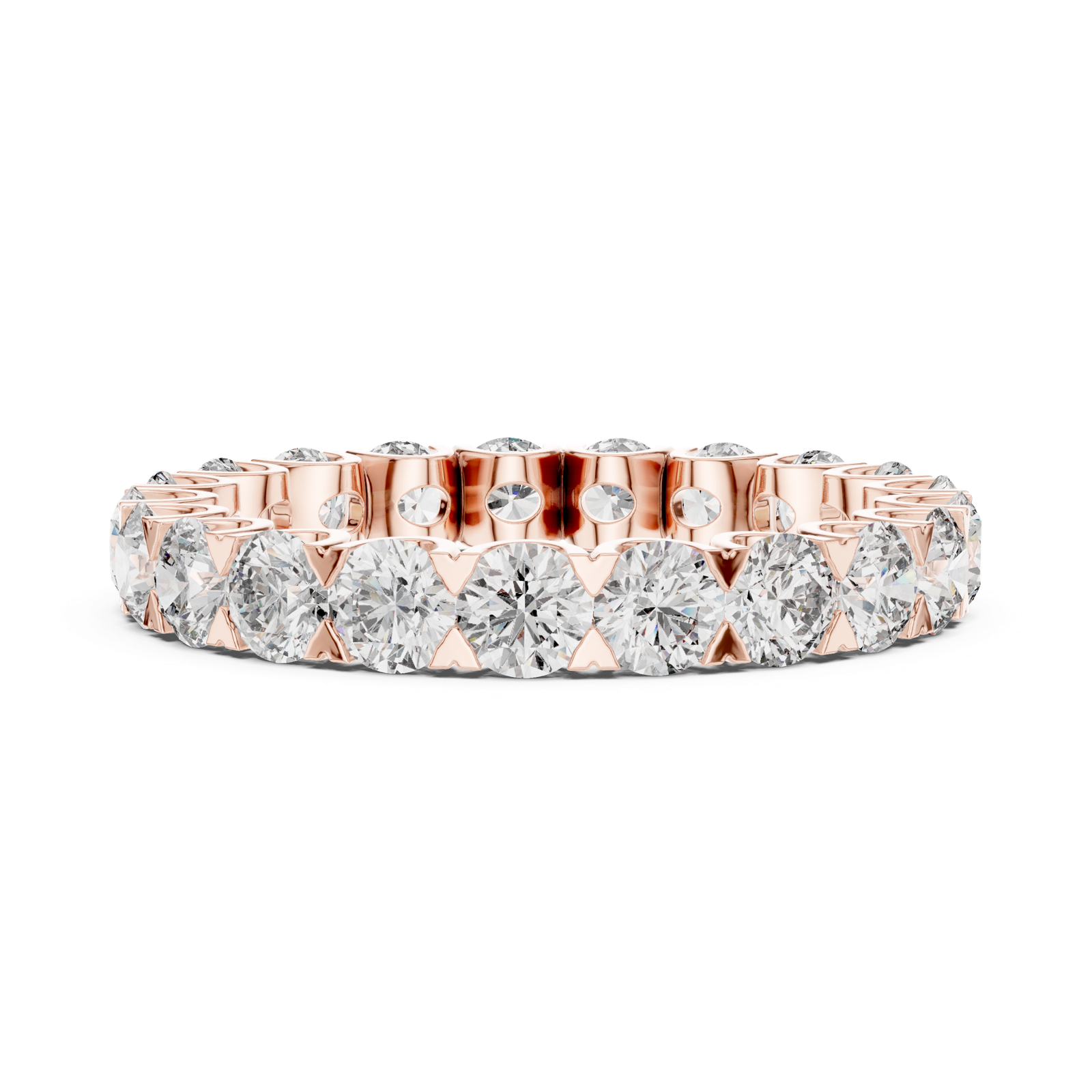 Gold Ring DDLR-208, Rose Gold, view 3