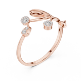 Gold Ring Ledis Ring, Rose Gold, view 2