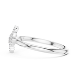 Gold Ring 1 (424), White Gold, view 3